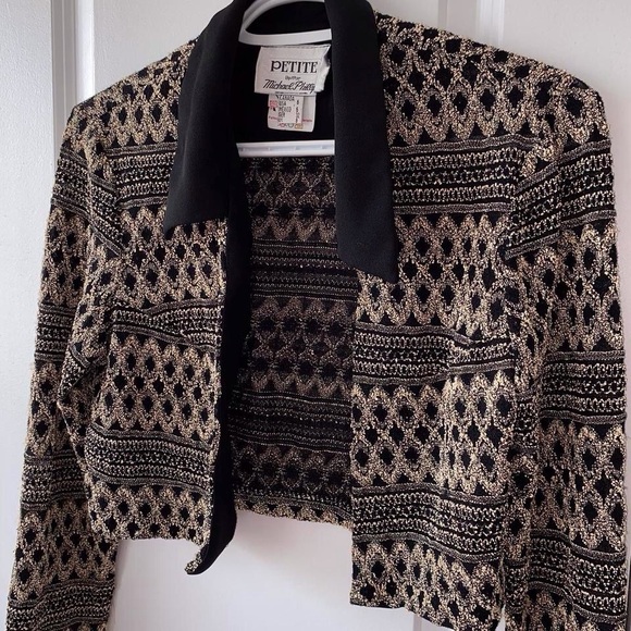 90s Cropped Embroidered Bolero (6) - Picture 4 of 8